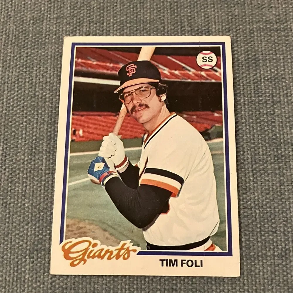 1978 Topps San Francisco Giants Baseball Card Trading Card